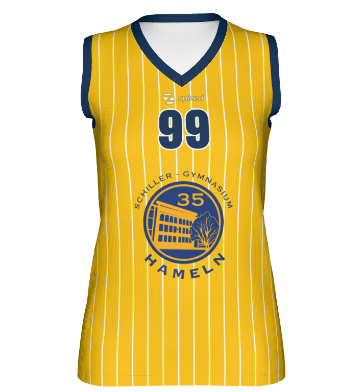 Maillot de basket Swish pour femme, SPIZED_BASKETBALL_314_MG